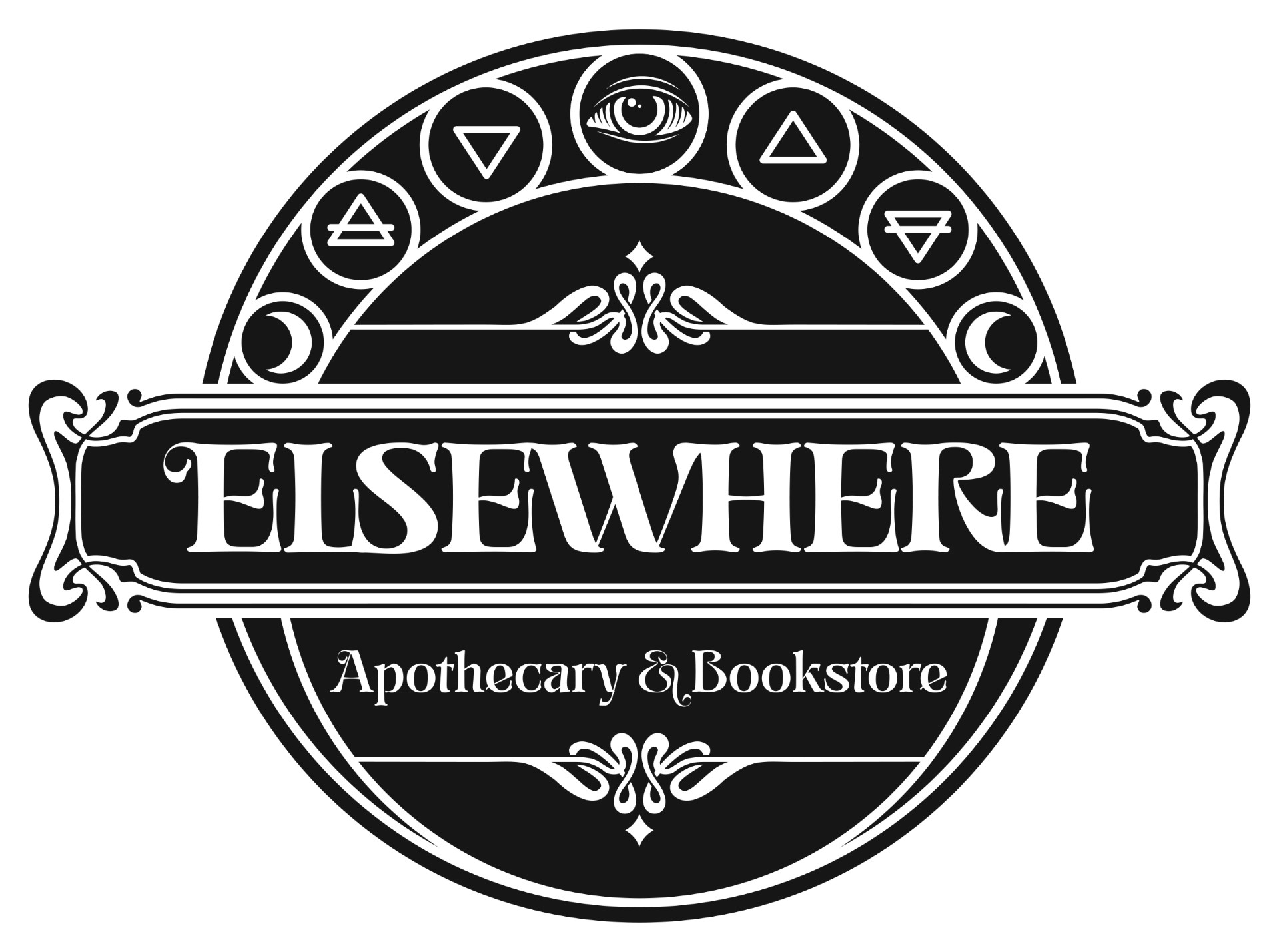 Elsewhere apothecary logo Elsewhere apothecary logo